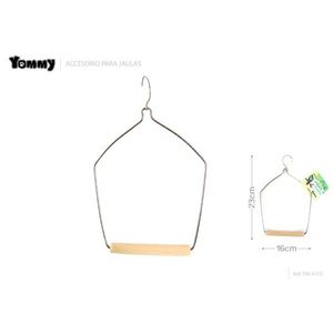 Giocattolo per Uccelli a Forma di Porta Yommy 23cm per Accessori Gabbia Pappagalli - Product Image 1