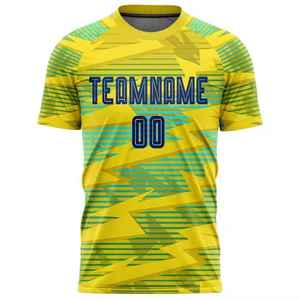 Venta al por Mayor de Uniformes Deportivos Sublimados con el Último Diseño Personalizado, Camiseta de Fútbol OEM/ODM, Camiseta de Fútbol Personalizada para Adultos con Logotipo Personalizado - Product Image 6