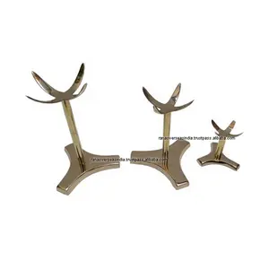 Soportes de Exhibición Náuticos de Latón Fundido para Esferas, Conchas Marinas, Cristales, Especímenes Minerales - Decoración del Hogar - Product Image 1