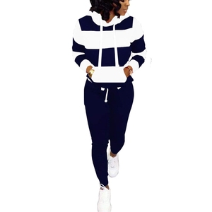 Conjunto Deportivo Reversible con Capucha para Mujer, Pantalones con Cordón Ajustable, Ropa Casual de Invierno, Transpirable, Ligero y Ecológico - Product Image 2