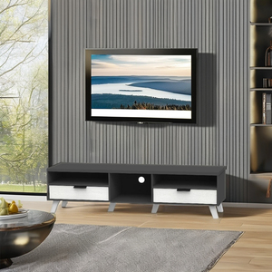 Mueble de TV Moderno para Sala de Estar, Soporte y Estante de Madera, Hecho en Malasia 26_0102, para Oficina en Casa o Apartamento, Gran Venta - Product Image 1