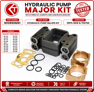 ชุดซ่อมปั๊มไฮดรอลิก Massey Ferguson รุ่น 1810860M91 อะไหล่แท้มาตรฐาน OEM สำหรับรถแทรกเตอร์ ผลิตจากเหล็กหล่อและเหล็กกล้าไร้สนิม รับประกัน 6 เดือน - Product Image 2