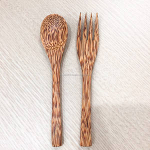 Ensemble de couteaux à dîner en bois de coco en gros, ustensiles de cuisine en bois, couverts, vaisselle en provenance du Vietnam - Product Image 4
