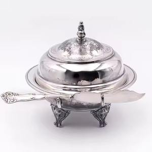 Organisateur de comptoir en métal, boîte à beurre avec couvercle, récipient pour beurre, pour table à manger, petit-déjeuner - Product Image 6