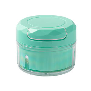 Hachoir à viande manuel 3 lames en PP et acier inoxydable pour usage domestique, presse-ail rapide et hachoir à aliments - Product Image 5