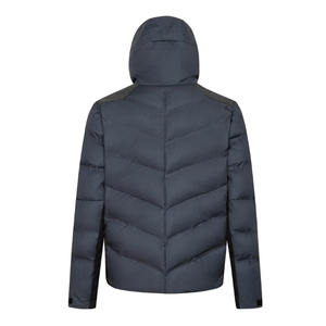 Blouson matelassé pour homme, fermeture éclair intégrale, couleur unie, chaud pour l'hiver, streetwear, mode décontractée, vêtements d'extérieur - Product Image 5