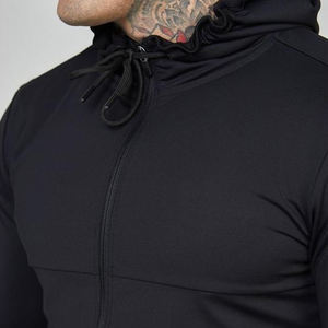 Conjunto deportivo de dos piezas para hombre, diseño personalizado, informal, de nailon y poliéster, transpirable, con chaqueta y pantalón. - Product Image 6