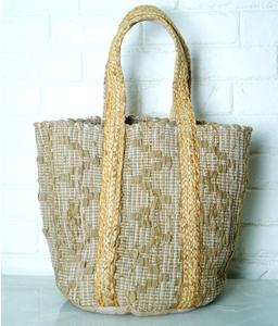 Nouveau Sac Messager Bohème Tendance 2026 pour Femme en Jute – Sac de Shopping Uni à Fermeture Ouverte, Idéal Plage et Fêtes – Exportateur Indien - Product Image 4