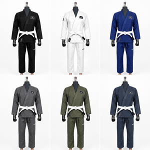 Kimono de BJJ al por Mayor, Uniforme 100% Algodón 450GSM, Corte Regular, Unisex para Adultos, Ropa de Artes Marciales con Logotipo en la Manga Izquierda - Product Image 5