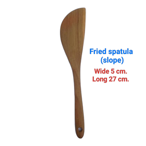 Espátula para freír, juego de utensilios de cocina de madera, 100% ecológico, apto para alimentos, ligero, hecho en Tailandia - Product Image 1