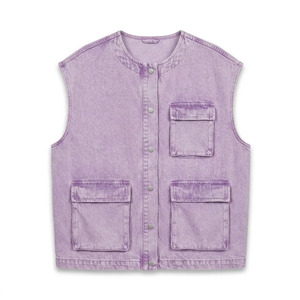 Chalecos vaqueros para mujer al por mayor, proveedor mayorista de vaqueros lavados, marca privada para marcas estadounidenses - Product Image 6