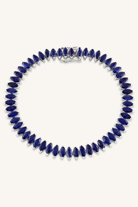 Pulsera de Zafiro Azul en Plata de Ley 92.5 KLSB-20380 - Product Image 2