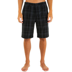 Shorts d'été décontractés pour hommes, nouvelle collection, en molleton bouclette 100 % coton, délavage acide, séchage rapide, taille élastique, pour la natation - Product Image 1
