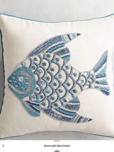 Housse de coussin brodée à la main avec perles, au meilleur prix, pour canapé, lit, chaise et décoration intérieure, avec un travail artisanal élégant - Product Image 6