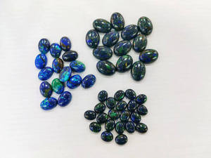 Natural Smooth Gemstone Azurite Oval <b>Lapis</b> <b>Lazuli</b> Cabochon 8*10mm 10*14mm 13*18mm Stone <b>Rings</b> Jewelry Making - Product Image 3