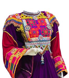 Magnifique robe tribale afghane Kuchi Salwar Kameez, robe indienne pakistanaise de conception haut de gamme avec col brodé par WS INTERNATIONAL - Product Image 1