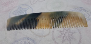 Peine de Cuerno Natural Hecho a Mano, Calidad Premium, Cepillo para Cabello 100%, Antiestático, Peine para Mujer, Desenredante, Peine de Masaje de la India - Product Image 3