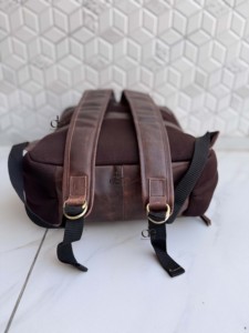 Western Pattern Genuine Leather Hand Tooled Carving Stylish Backpack School Bags Unisex Beautiful Designer Bag Multi Use Bag - Product Image 4