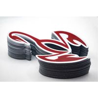 Pegatinas Personalizadas Transparentes de Vinilo de 20mil para Cascos |   Calcomanías de Laminación Brillante Resistentes a los Rayos UV, Ecológicas, Impermeables, Duraderas y Reutilizables