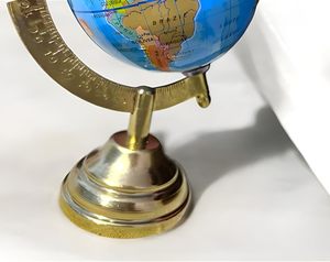 Globe terrestre doré avec support métallique, globe décoratif de luxe pour la maison, le bureau, la table d'étude, les enfants, les étudiants et comme cadeau - Product Image 2