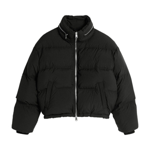 Chaqueta Acolchada de Invierno Unisex, Cálida y Casual, con Cierre de Cremallera, Resistente al Viento, con Logotipo Frontal, para Hombre y Mujer - Product Image 1