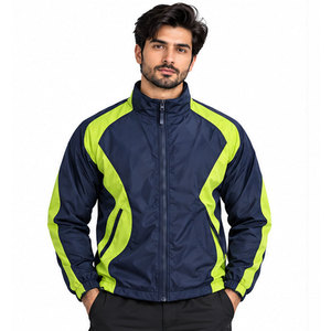Trending Windbreaker Jackets Water Resistant Lightweight Outdoor <b>Running</b> Sports Zip Front Breathable Windproof Custom Wholesale - Product Image 1