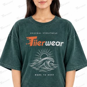 เสื้อยืดลำลองผู้หญิงไซส์ใหญ่ ผ้าฝ้าย 100% 200 GSM ซักแล้วแห้งไว ระบายอากาศดี แฟชั่นสตรีท รับผลิตแบบ OEM แบรนด์ส่วนตัว - Product Image 6
