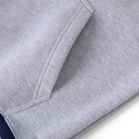 Sweat-shirt à col rond gris chiné personnalisé Jackson State, avec fabrication sur mesure, personnalisation de la marque, pour production en gros