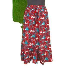 Nueva Falda Estampada a Mano, Faldas de Algodón de Verano, Faldas Florales, Ropa Étnica, Falda Larga Maxi para Mujer, Talla Personalizada, Precio al por Mayor - Product Image 6