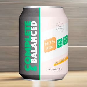 Formule C & B liquide orale à haute teneur en protéines OEM ODM pour adultes 237ml Boîte mince en fer blanc - Product Image 1