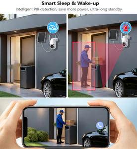Hệ thống camera giám sát an ninh thông minh năng lượng mặt trời Wifi 2.4GHz, mẫu mới năm <span class=keywords><strong>2026</strong></span> của nhà máy, sử dụng ngoài trời cho nhà ở - Product Image 5