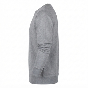 Sudadera de Cuello Redondo para Hombre de Alta Calidad, Lisa, de Algodón y Felpa, con Logotipo Personalizado, Ropa Deportiva al por Mayor, OEM - Product Image 3