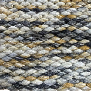 Tapis en laine fait main aux tons terreux naturels |   Tapis d'appoint texturé tissé à la main pour la décoration du salon et de la chambre - Product Image 3