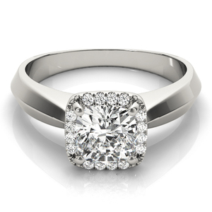 IGI Certified <b>Cushion</b> Cut Lab Grown Diamond Halo <b>Ring</b> 10K 14K 18K Gold 925 935 Silver Classic Engagement <b>Ring</b> Fine Jewelry - Product Image 2