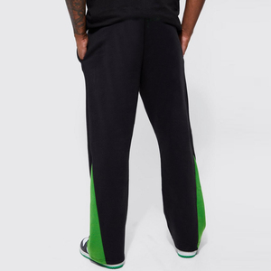 Pantalones de hombre personalizados con estampado DTG al por mayor, de tela 100% algodón, estilo flare apilado, de algodón lavado y forro polar. - Product Image 4
