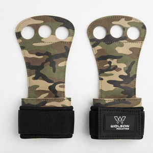 Wolson Industry Professional Workout Hand Grips Palm Protectors Adjustable <b>Wrist</b> <b>Strap</b> Breathable Heavy-Duty Customizable - Product Image 3