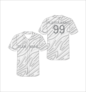 Camiseta de Béisbol Sublimada Personalizada de Manga Corta para Hombre, Transpirable, de Poliéster, con Nombre del Equipo y Número 99 del Jugador, para Todas las Temporadas, Corte Regular - Product Image 1