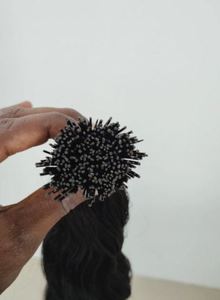Extensions de cheveux I-Tip lisses et soyeuses de haute qualité, mélange de cheveux naturels pour usage quotidien, provenant d'un fournisseur indien - Product Image 3