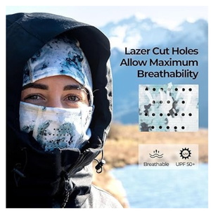 Cagoule Camouflage Personnalisée Respirante pour Protection Estivale – Masque Facial, Doublure de Casque Moto, Cyclisme, Randonnée, Sports de Plein Air - Product Image 6