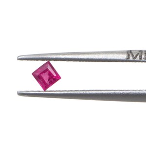 Rubis naturels de Bangkok, carrés calibrés de 3 mm, pierres précieuses de rubis naturelles facettées, prêtes à l'emploi pour la création de bijoux - Product Image 2