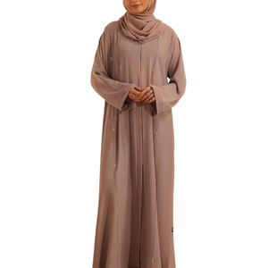 Niqab Abaya de Alta Calidad para Mujeres Musulmanas, Talla Grande, Transpirable, de Una Sola Capa, Tela Nida, Vestido Islámico Modesto para Oración - Product Image 1
