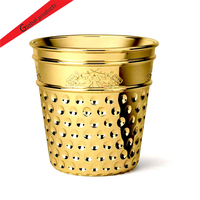 Seau à glace rond en métal doré avec poignées, finition dorée de haute qualité, pour fêtes, refroidisseur de boissons, refroidisseur à vin, pour la maison