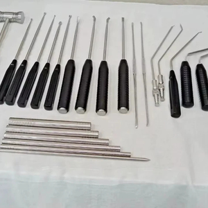 Kit d'instruments chirurgicaux de pointe pour la colonne vertébrale en acier inoxydable – Outils orthopédiques manuels et endoscopiques pour procédures biportales - Product Image 1