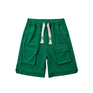 Pantalones cortos deportivos informales para hombre, pantalones de chándal Cargo con patrón caliente, pantalones de baloncesto de verano con cintura elástica y rodilla, talla grande y alta - Product Image 1