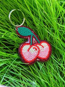 Artisan Handmade Eco-Friendly Classic Embroidery Beaded <b>Keychain</b> with Elegant Design and Colorful Bead Details - Product Image 5