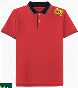 Camiseta Polo 100% Algodón, Económica, con Impresión Personalizada, de Manga Corta, Corte Ajustado, Color Sólido, para Hombre, de Bangladesh - Product Image 2