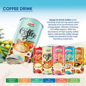Your Brand <b>Coffee</b> 250ml Premium Quality 100% Pure Sterilized Ready to Drink Tinned <b>Can</b> - Product Image 5