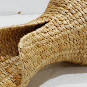 Artex Dong Thap jarrón de mimbre hecho a mano, jacinto de agua artesanal con cuerda de algas marinas, para el hogar Decoración rústica, florero de plástico de fábrica - Product Image 6