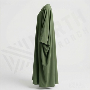 Fabricantes de Ropa Abaya, Abaya Personalizada para Mujeres Musulmanas, Ropa Kaftan Personalizada para Mujeres, Abaya Holgada al por Mayor, Abaya Elegante y Moderna - Product Image 3