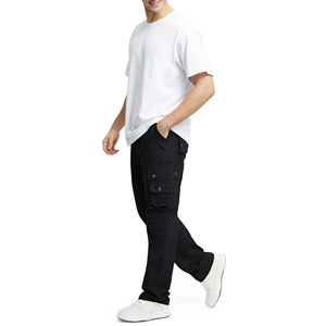 Pantalon Cargo Homme Luxe Minimaliste, Esthétique Épurée, Multi-Poches, Coupe Fuselée, Mode Urbaine Moderne - Product Image 4